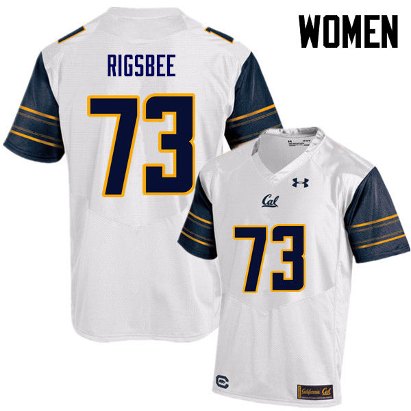 Women #73 Jordan Rigsbee Cal Bears (California Golden Bears College) Football Jerseys Sale-White
